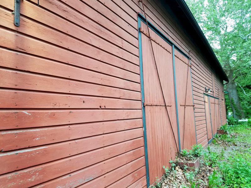 Wood Barn Siding Installation